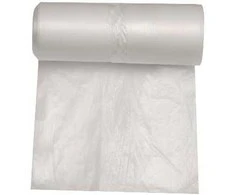 Multiline Kibirinis maišas, 50 l, plotis 600 x ilgis 850 mm, 7 my HDPE, su sulankstomu, kompaktiškas, skaidrus, 50 vnt./ritinėlyje