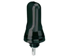 Multi Dulkių dangtelis Ø4x8 cm plastikinis juodas, skirta čiaupo kamščiui, 2 vnt./pak