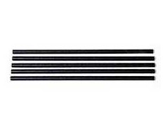 Multi Straws Ø5x125 mm no kink biodegradable paper juodas, 250 pcs