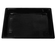 Multi Sushi dėklas 241x175x28 mm RPET juodas, 300 vnt./dėžėje
