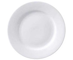 Multi Lėkštė SuperWhite Ø23 cm plokščia su krašteliu, porcelianinė balta, 4 vnt. x 6 vnt./kartoninėje dėžėje