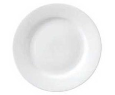 Multi Plokščia lėkštė su krašteliu Superwhite Ø17 cm porcelianinė balta, 12 vnt./dėžėje