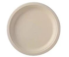 Multi Lėkštė Verive iš cukranendrių išspaudų Ø18 x H1,3 cm natūrali, 125 vnt./pak.