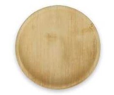 Multi Lėkštė Verive iš palmių lapų, apvali, Ø24xH2 cm, natūrali, 4 vnt. x 25 vnt./dėžutėje
