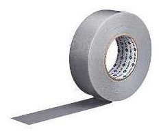 Multi Lipni audinė juosta 50 m x 48 mm, 22 my, pilka/sidabrinė, 24 rulonai x 50 m/kartonas