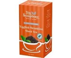 Multi Juodoji arbata „Tea Symphony English Breakfast“ juodoji arbata 20 pakelių „Rainforest Alliance“, 6 pakuotės po 20 vnt. dėžutėje