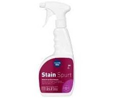 Multi Tekstilės valiklis dėmių valiklis „Kiilto Stain Spurt“ paruoštas naudoti su purkštuvu 750 ml, 6 skysčio buteliukai x 750 ml/dėžutė