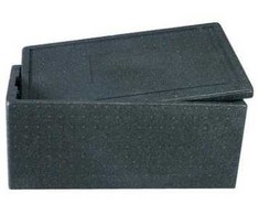 Multi Termo dėžė 40 l 595x385x240 cm su EPS dangčiu, pilka, 5 vnt./kartoninėje dėžutėje