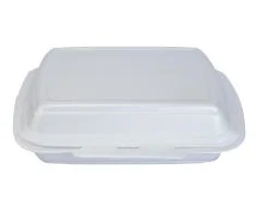 Multi Termo dėžutė 1 skyriaus 247 x 198 x 75 mm su atverčiamu dangčiu XPS balta HP 4/1 TT, 2 pakuotės x 125 vnt./dėžėje