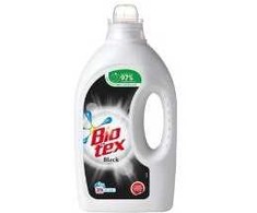 Multi Skalbimo skystis „Bio-Tex Juodas“ su kvapais, be baliklio / optiškai baltas, 1250 ml, 6 skysčio buteliukai po 1250 ml/dėžutėje