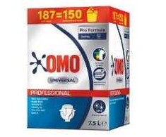 Multi Skystas skalbiklis Omo Professional Universal 7,5 l su kvapu / optiniu balikliu, optiškai balta 7,5 l/dnk
