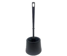 Multi Tualeto šepetys Basic 38 cm plastikinis apvalus juodas (1 vnt.)