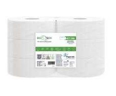 Multi Tualetinis popierius Papernet Jumbo Maxi BIOTECH 2 sluoksnių Ø27 cm 247 m x plotis 9,5 cm – baltas – 6 ritinėliai/pakuotė