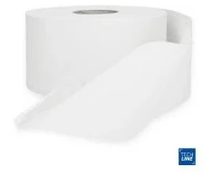 Multi Tualetinis popierius Techline 2 sluoksnių Jumbo Mini Ø19 x L120 m x P9,8 perdirbtų pluoštų baltas 12 rulonų