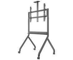 „Multibrackets M“ motorizuotas bendradarbiavimo grindų stovas 55–86", 152,4 cm (60"), 2,54 m (100"), 90 kg, 200 x 200 mm, 900 x 600 mm, juodas