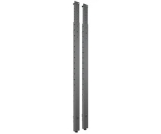 Multibrackets M Pro serija – grindų atrama 1025-1705 mm, tvirtinimo bėgelis, juodas, 30 kg, 59 mm, 42 mm, 1075 mm