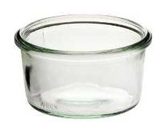 Multiline Weck patentinis stiklainis 165 ml Ø8.8x4.65 cm be dangtelio Stiklas, vnt