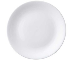 Multiline Desertinė lėkštė Superwhite Ø26 cm porcelianas balta, 6 vnt./dėžėje