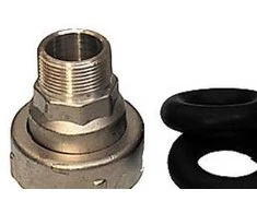Sienos įvadas 50 mm – 1 1/4 colio nipelis – nipelis su 3 veržlėmis. Isiflo