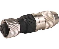 MURRELEKTRONIK MOSA M12 lizdo lizdas 4P D kodavimo savaime montuojamas B