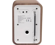 Muzikinis centras Denver DAB-48WHITE, Asmeninis, Skaitmeninis, DAB+, FM, 2,5 W, 3,5 mm, Balta, Medinis