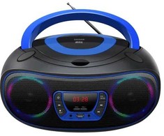Muzikinis centras Denver TCL-212BT Mėlynas, 1.19 kg, Juodas, Mėlyna, Portable CD grotuvas