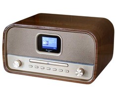 Muzikinis centras Soundmaster DAB970BR1 domowe urządzenie audio System mini domowego audio 30 W Złoto, Drewno