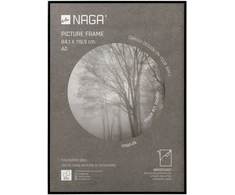 Nuotraukų rėmelis NAGA Blizgiai juodas plakato rėmelis 84 x 118,9