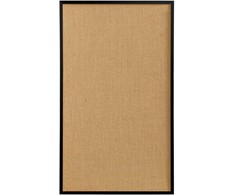 NAGA korinio audinio smeigtukų lenta 100 x 60 cm, juodas MDF rėmas