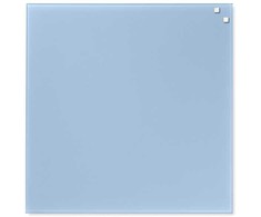 NAGA Szklana tablica magnetyczna šviesiai-mėlyna 45x45 (10761)