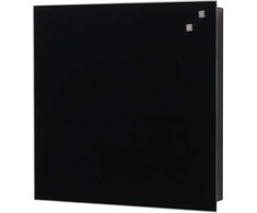 NAGA Nøgleskab med magnetisk glaslåge sort Sort 30x5x30mm (1stk)
