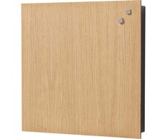 NAGA Skrzynka na klucze su magnetycznymi drzwiami su forniru dębowego 30x5x30mm (1szt)