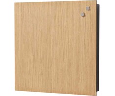 NAGA Skrzynka na klucze su magnetycznymi drzwiami su forniru dębowego 30x5x30mm (1szt)