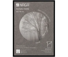 NAGA Blizgus juodas nuotraukų rėmelis 30x40
