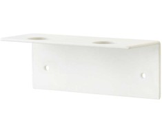 Dozownik do mydła NAGA Laikiklis na mydło na ścianę balta 2 butelki Baltas 16x6x6mm (2vnt.)