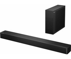 Namų kino sistema Hisense HS2100, 2.1 kanalai, 240 W, DTS Virtual:X, Dolby Digital, Dolby Digital Plus, Filmai, Muzika, TV, 120 W, 120 W