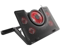 Natec Ventiliatorius GENESIS Nešiojamas kompiuteris cooling pad, OXID 550 15.6-17.3 5 FANS, LED LIGHT, 1 USB