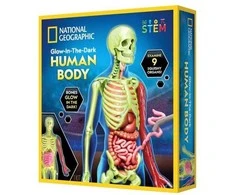 NATIONAL GEOGRAPHIC rinkinys Švytintis tamsoje žmogaus kūnas, NYKŠTIS