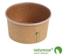 Naturesse Ledų puodeliai PLA 8oz/240ml rudi 50 vnt./pak. - (50 vnt.)