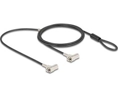 Linka zabezpieczająca Navilock Navilock Dual Notebook Sicherungskabel 2 Kesnington Slots