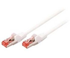 Nedis CAT6-Netzwerkkabel | RJ45 Stecker | RJ45 Stecker - S/FTP | 1.00 m | Innenbereich | Rund | LSZH | Weiss | Blister