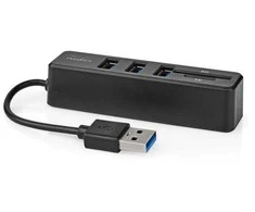 HUB USB Nedis CCGB60250BK01 huby i koncentratory