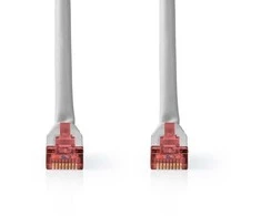 Nedis Cat 6 Kabelis | RJ45 Stecker | RJ45 Stecker | S/FTP | 2.0 m | rund | ABS / PVC | Grau | Aufhänger