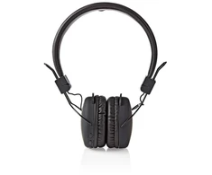 Nedis HPBT1100BK - Ausinės - su lankeliu ant galvos - Music - Juodas - Dvipusės - Track < - Track > - Volume + - Volume -