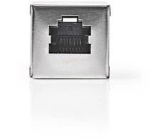 Nedis Netzwerkkoppler | CAT5e / CAT6 | Geschirmt | RJ45 Buchse - RJ45 Buchse | Gerade | Metall | Box