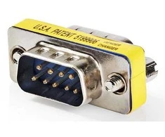 Nedis Serieller Adapteris - Adapteris | D-SUB 9-Pin Stecker | D-SUB 9-Pin Stecker | Vernickelt | Metall | Box
