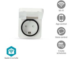 Nedis SmartLife išmanusis kištukas | IP44 | Galios matuoklis | 3680 W | ES kištukas