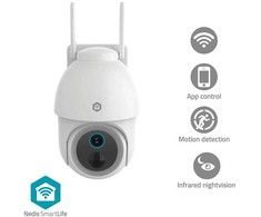 Nedis „SmartLife“ IP kamera su dviguba jungtimi | „Spotlight“ | 3MP „Full HD 1296p“ | Pakreipimo kampu | IP65