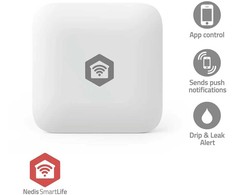 Nedis „SmartLife“ vandens detektorius | „Zigbee 3.0“ | Baterija | Maksimalus baterijos veikimo laikas: 12 mėnesių | Balta