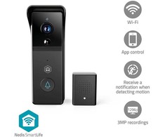 Nedis „SmartLife“ vaizdo kameros | Baterija | 3MP „Full HD 1296p“